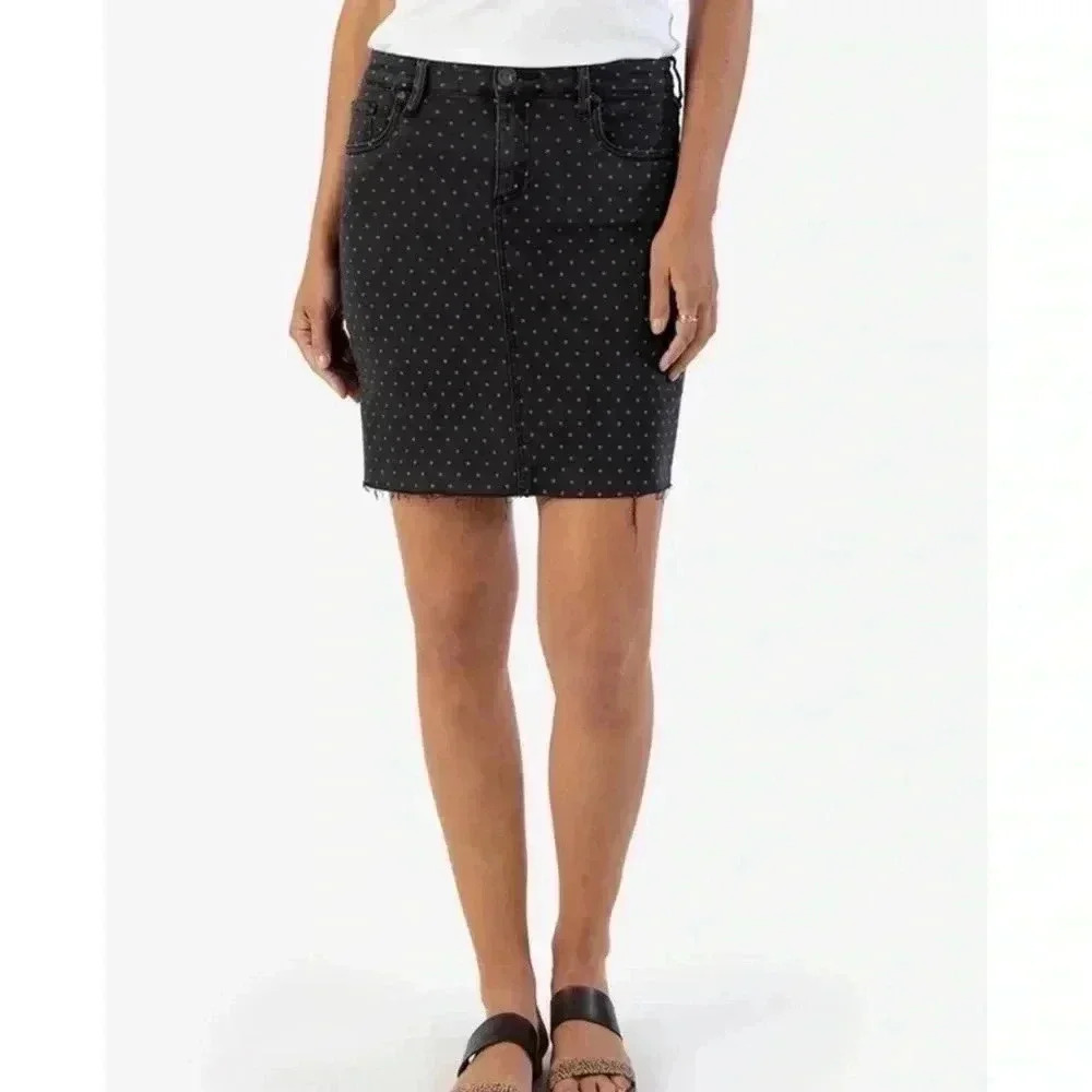 KUT FROM THE KLOTH - POLKA DOT MARGARET SKIRT SIZE 4